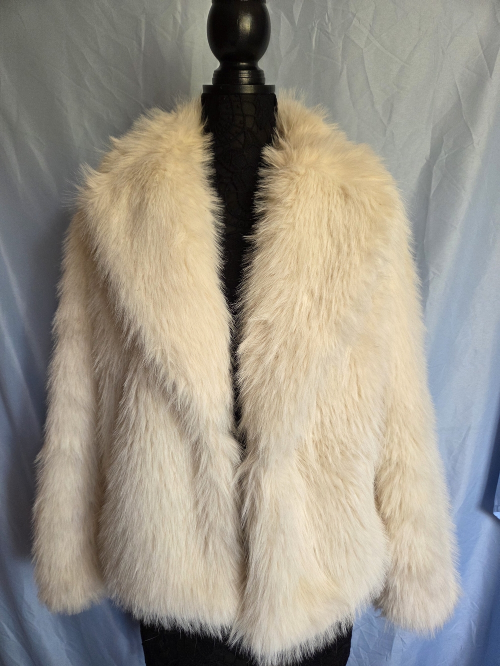 a new day Cream Plush Faux Fur Teddy Jacket